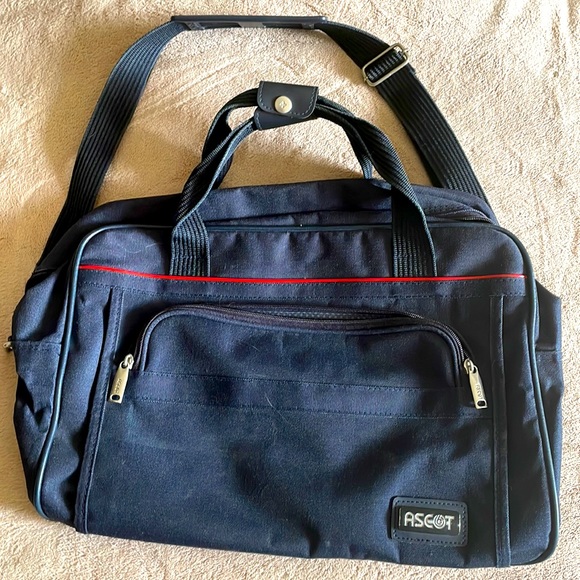 Ascot leisure picnic bag blue adjustable straps zipper pockets - Picture 1 of 5